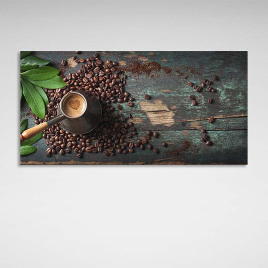 Canvas Wall Art Print For Kitchen Turkish Coffee