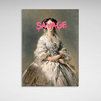 Canvas Wall Art Print Portrait of the Empress. Savage