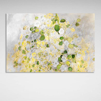 Canvas Wall Art Print Watercolor bouquet of wildflowers