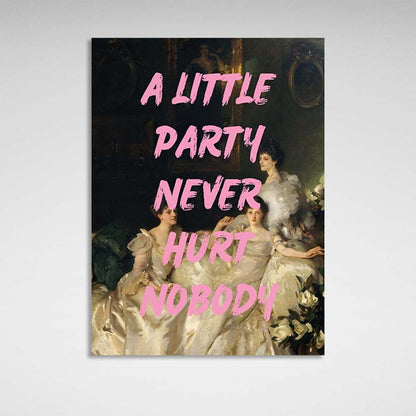 Canvas Wall Art Print The Wyndham Sisters. Little Party Never Hurt Nobody