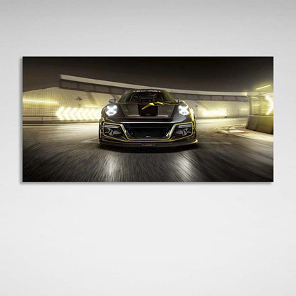 Canvas Wall Art Print Car Porsche 911 Turbo S