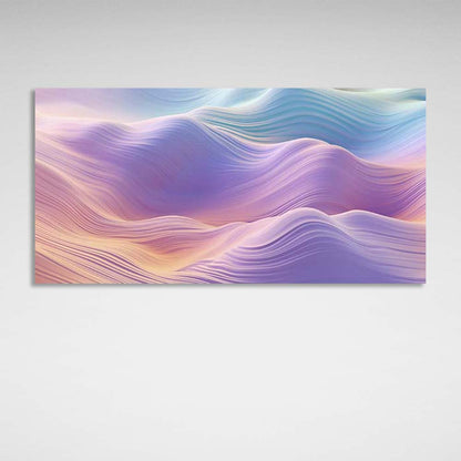 Abstraction Canvas Wall Art Print Lilac dunes