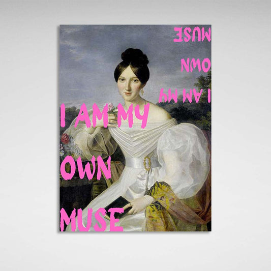 Canvas Wall Art Print Natalia Goncharova. I am my own muse