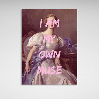 Canvas Wall Art Print Lady Grandi. I am my own muse