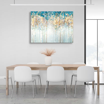 Abstraction in pastel colors Abstraction Canvas Wall Art Print