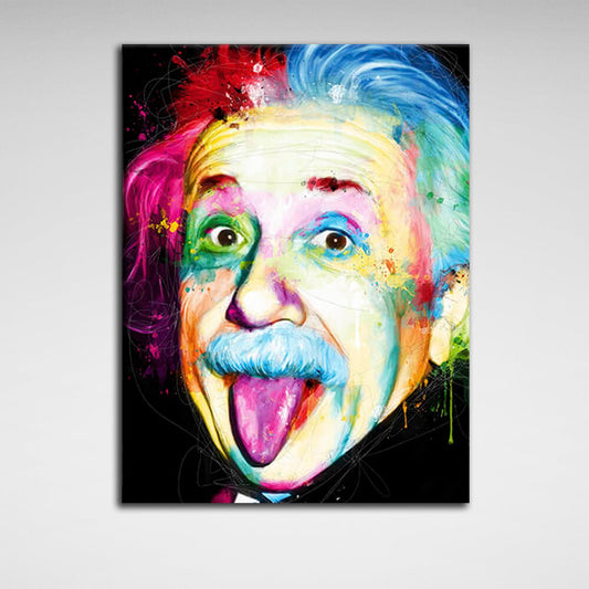 Einstein Canvas Wall Art Print