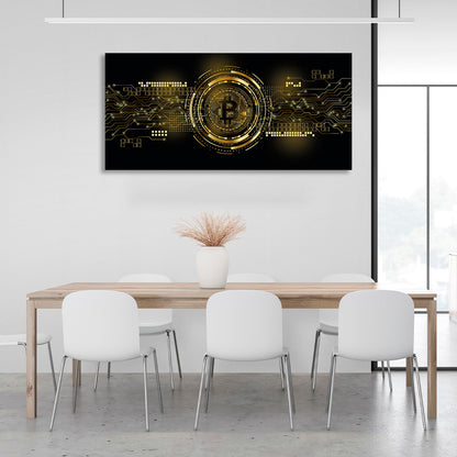 Bitcoin Inspirational Canvas Wall Art Print