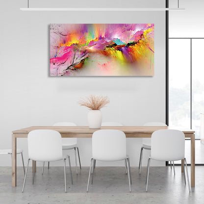 Abstraction in pastels Abstraction Canvas Wall Art Print