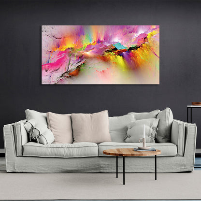 Abstraction in pastels Abstraction Canvas Wall Art Print