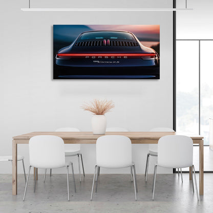 Porsche car Canvas Wall Art Print