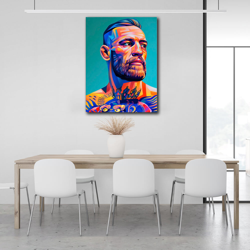 Conor McGregor popart Canvas Wall Art Print