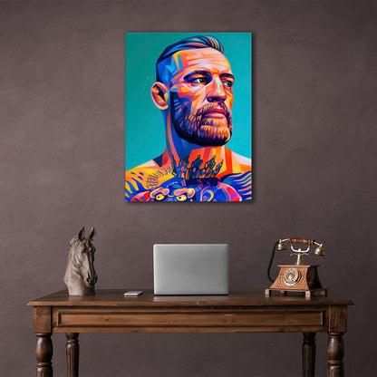 Conor McGregor popart Canvas Wall Art Print