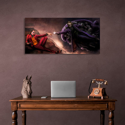 Two Jokers Canvas Wall Art Print