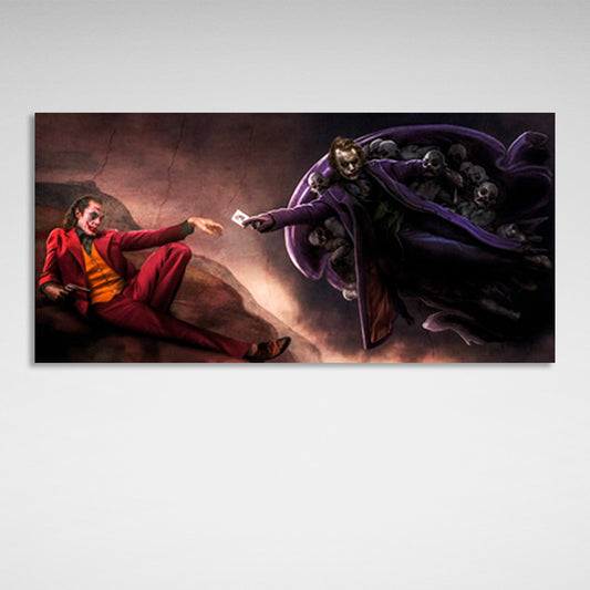 Two Jokers Canvas Wall Art Print