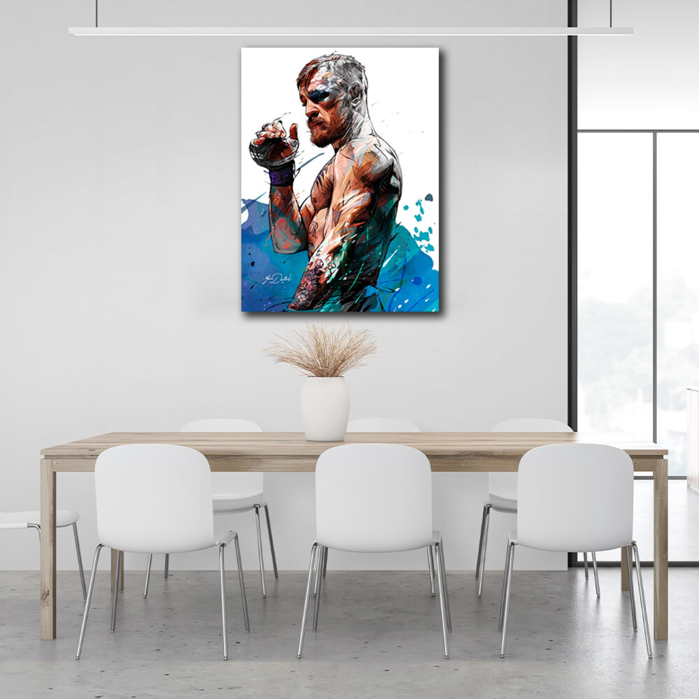 MMA Conor McGregor Canvas Wall Art Print