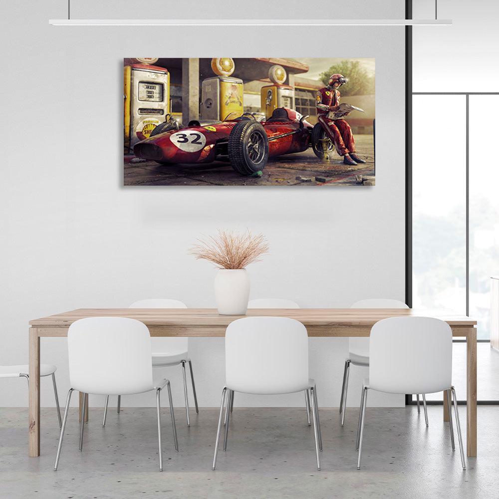 Formula 1 Motodrome Canvas Wall Art Print