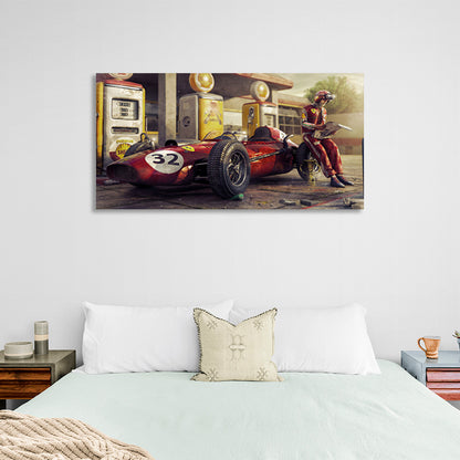 Formula 1 Motodrome Canvas Wall Art Print