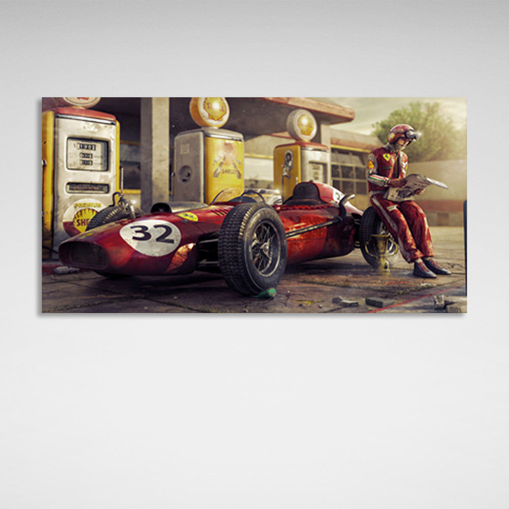 Formula 1 Motodrome Canvas Wall Art Print