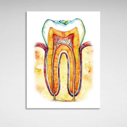 Tooth Canvas Wall Art Print