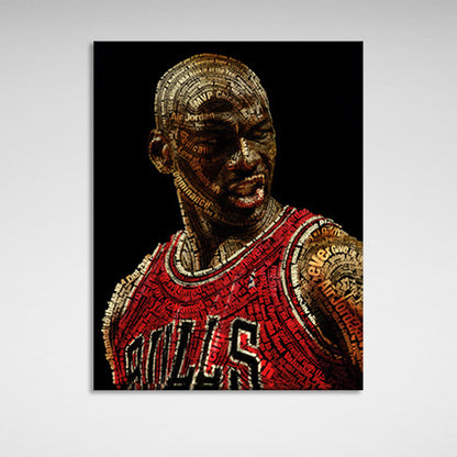 Michael Jordan Canvas Wall Art Print