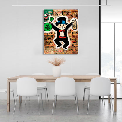 Alec Monopoly Canvas Wall Art Print