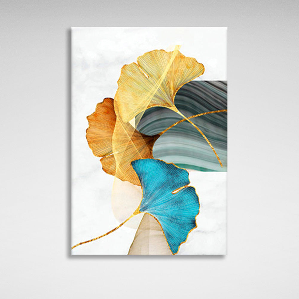 Abstraction on white background Abstraction Canvas Wall Art Print