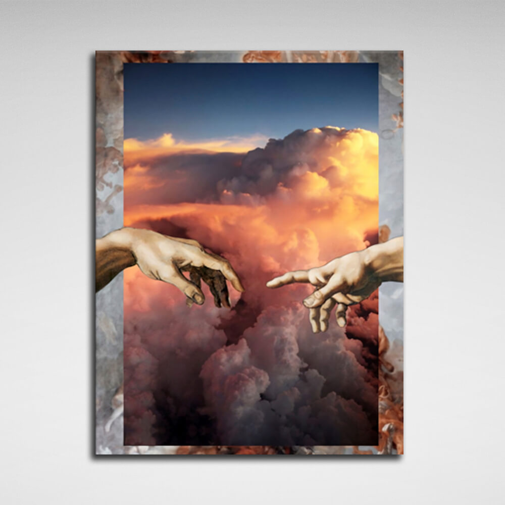 For home Michelangelo Canvas Wall Art Print