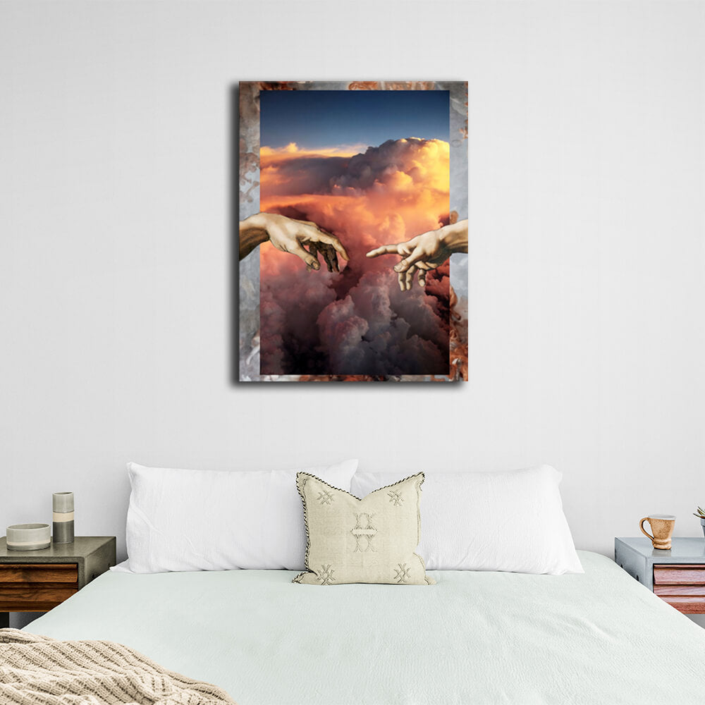 For home Michelangelo Canvas Wall Art Print