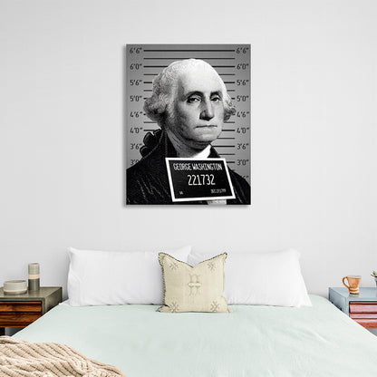 Washington a prisoner Inspirational Canvas Wall Art Print