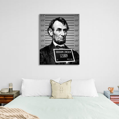 Lincoln a prisoner Inspirational Canvas Wall Art Print