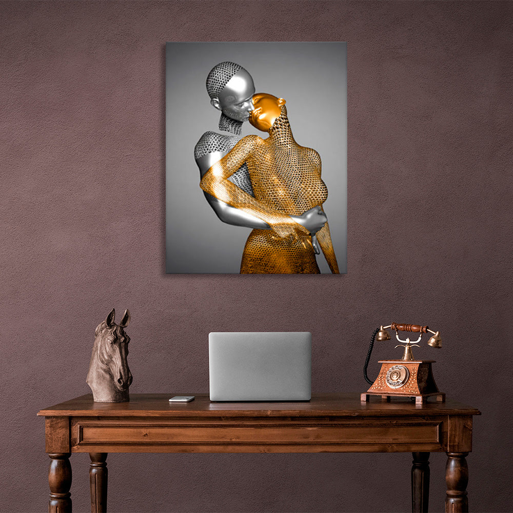 figures Canvas Wall Art Print