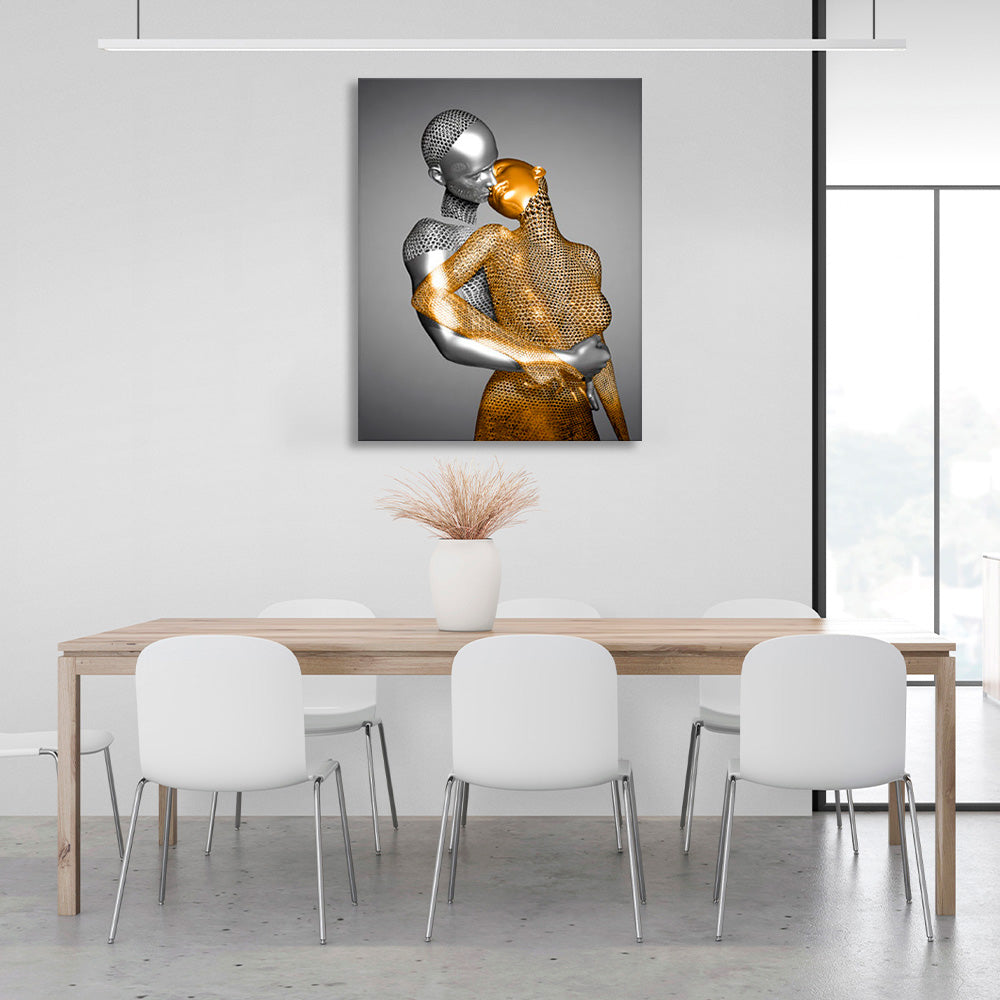 figures Canvas Wall Art Print