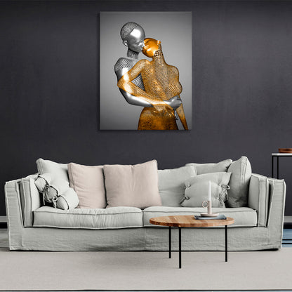 figures Canvas Wall Art Print