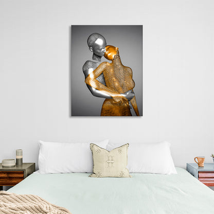 figures Canvas Wall Art Print