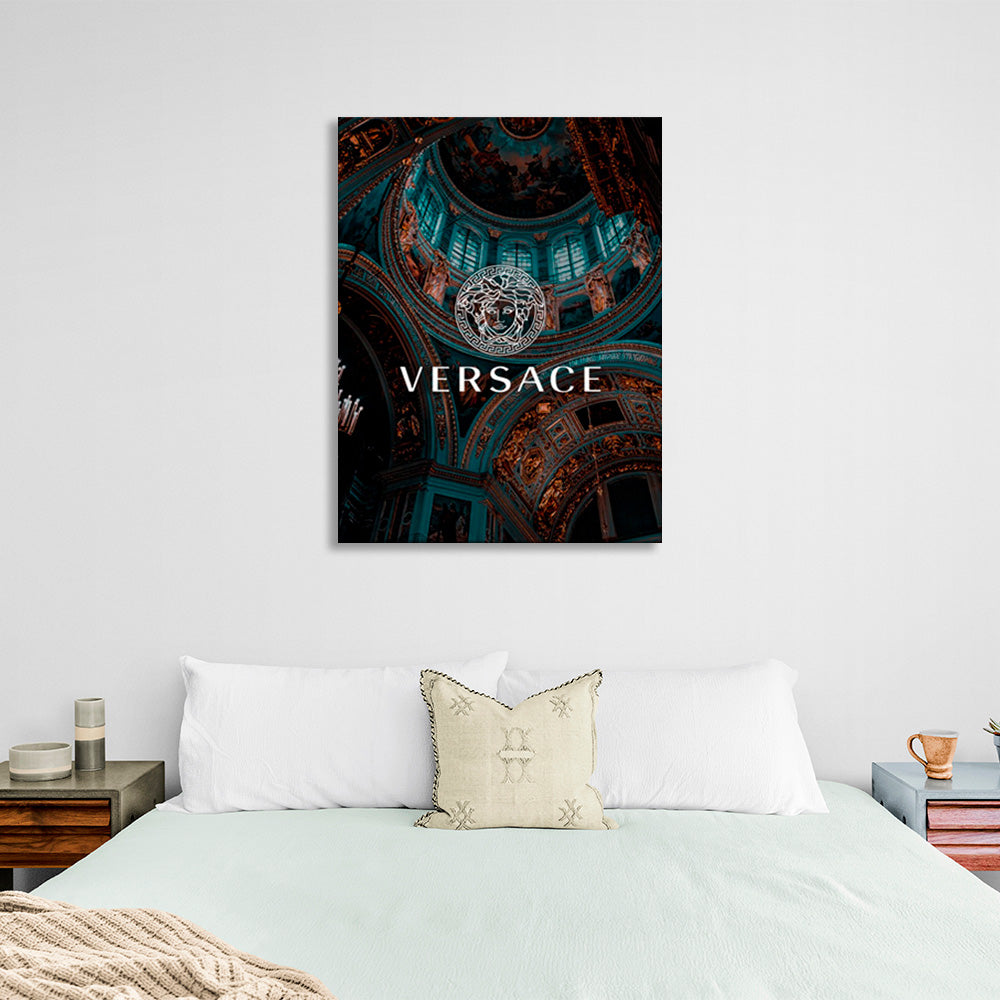 A shrine to VERSACE Canvas Wall Art Print