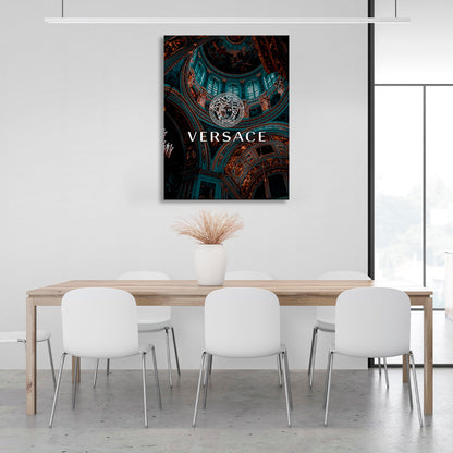 A shrine to VERSACE Canvas Wall Art Print