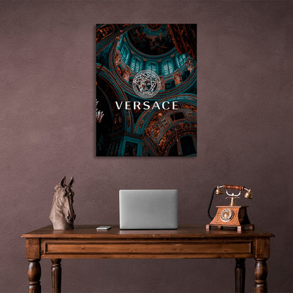 A shrine to VERSACE Canvas Wall Art Print