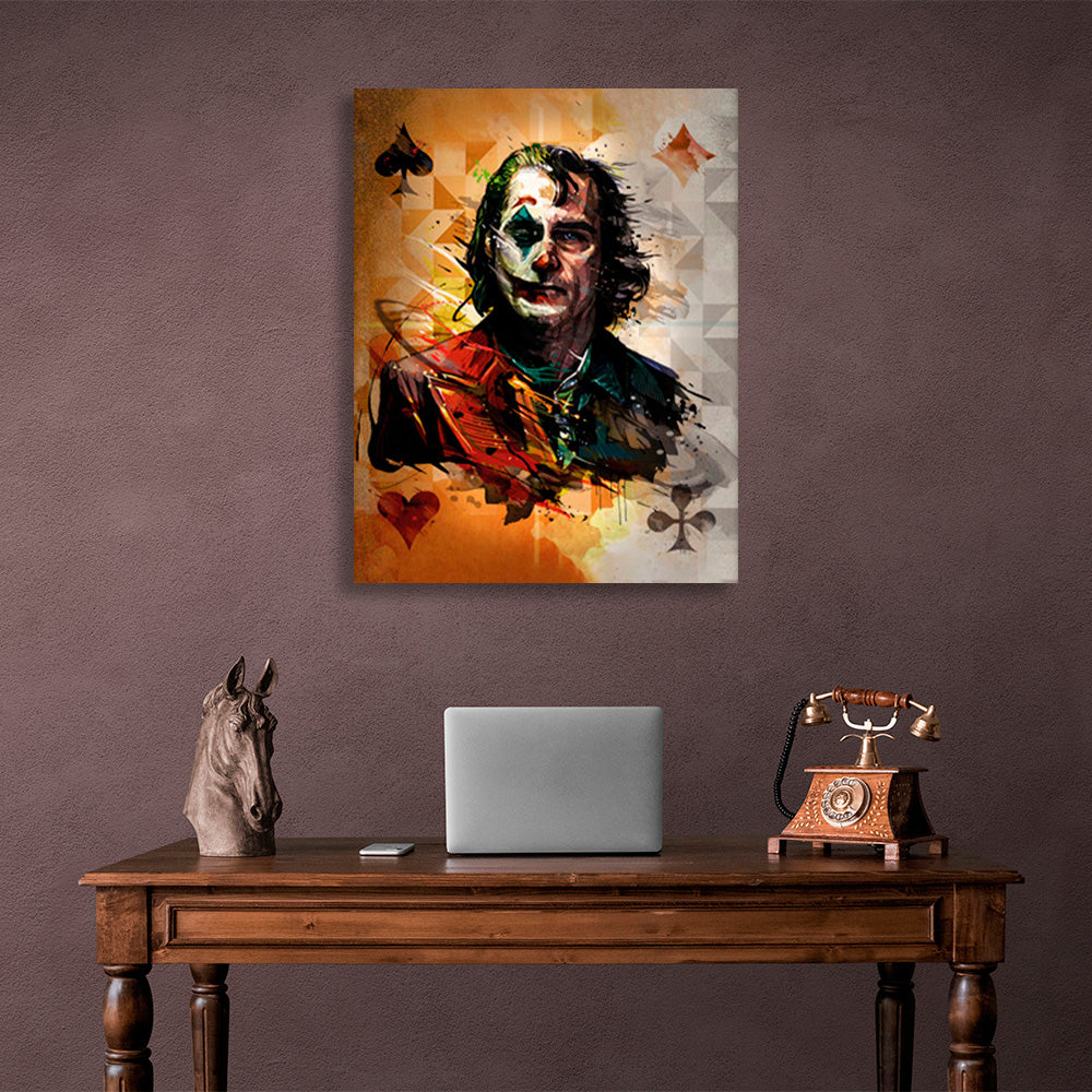 Joker cards Canvas Wall Art Print