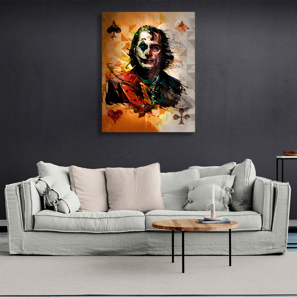 Joker cards Canvas Wall Art Print