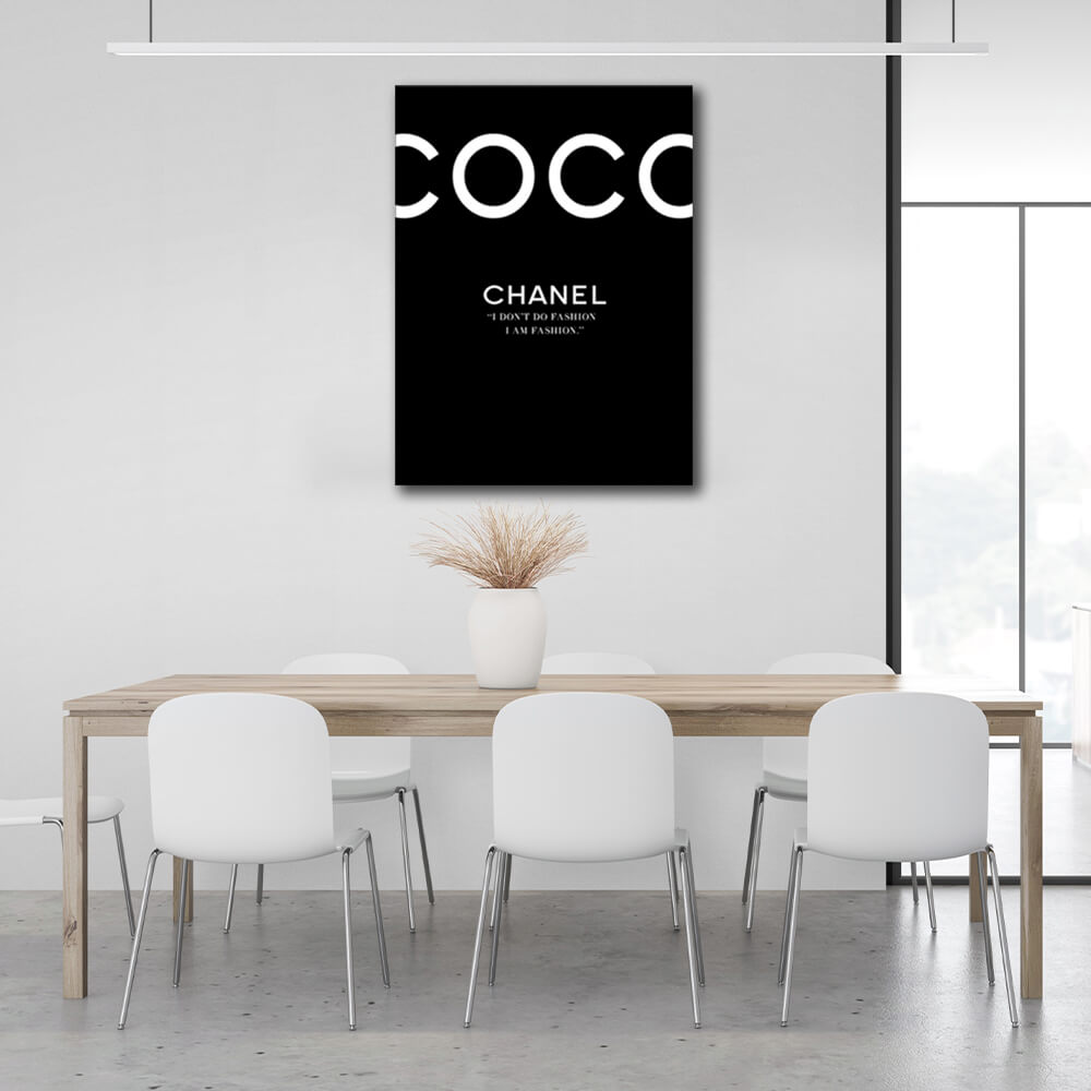 Interior Perfume black Canvas Wall Art Print