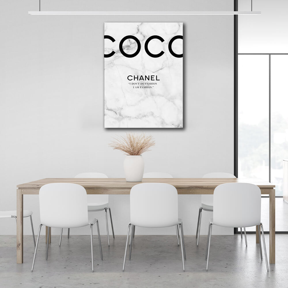 Interior Perfume white Canvas Wall Art Print