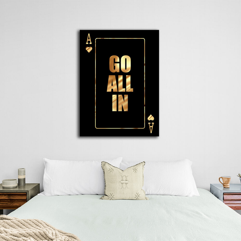 To motivate All in Motivational Canvas Wall Art Print