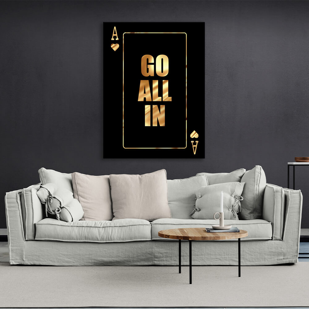 To motivate All in Motivational Canvas Wall Art Print