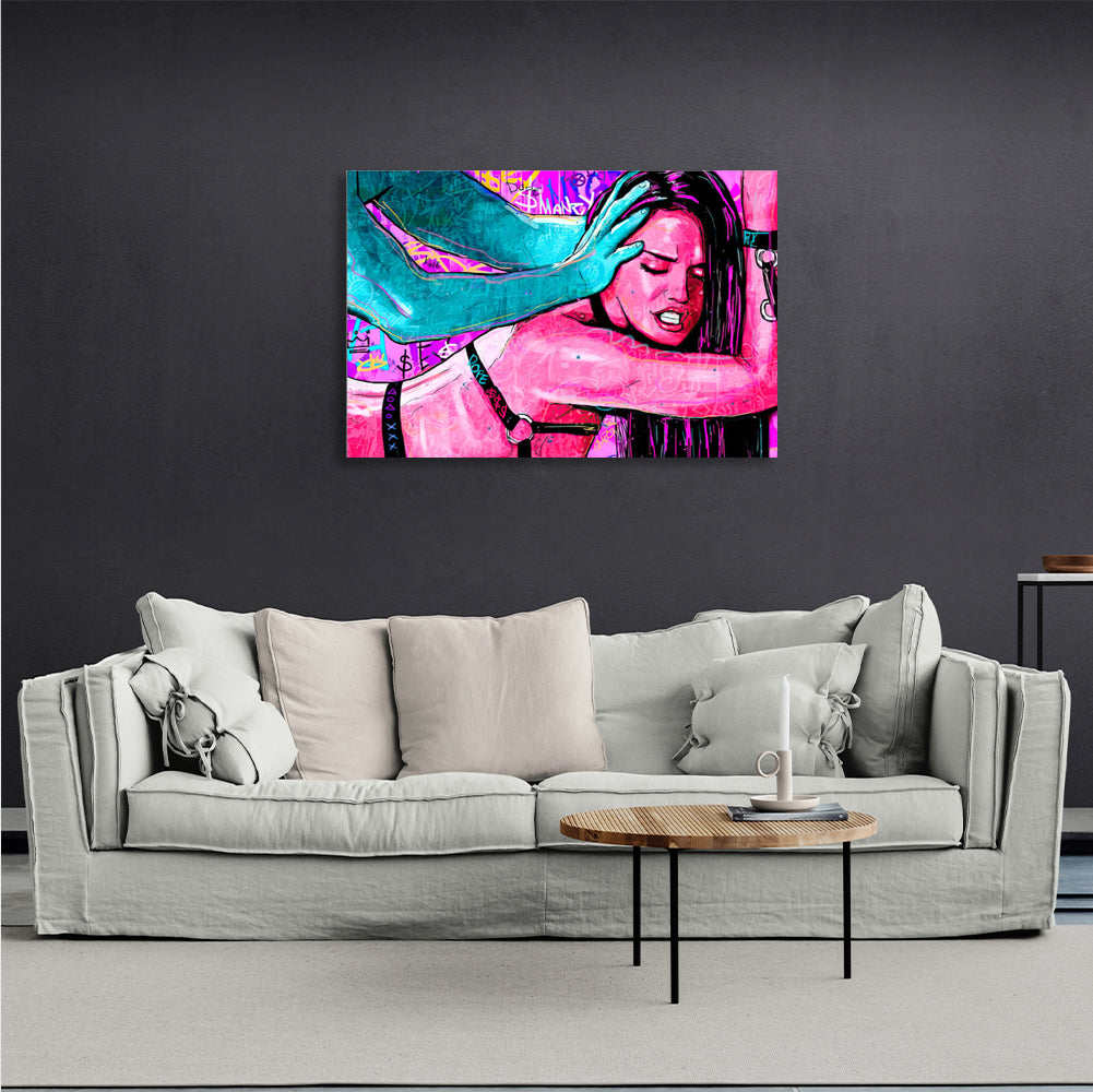 Man and woman Canvas Wall Art Print For Bedroom