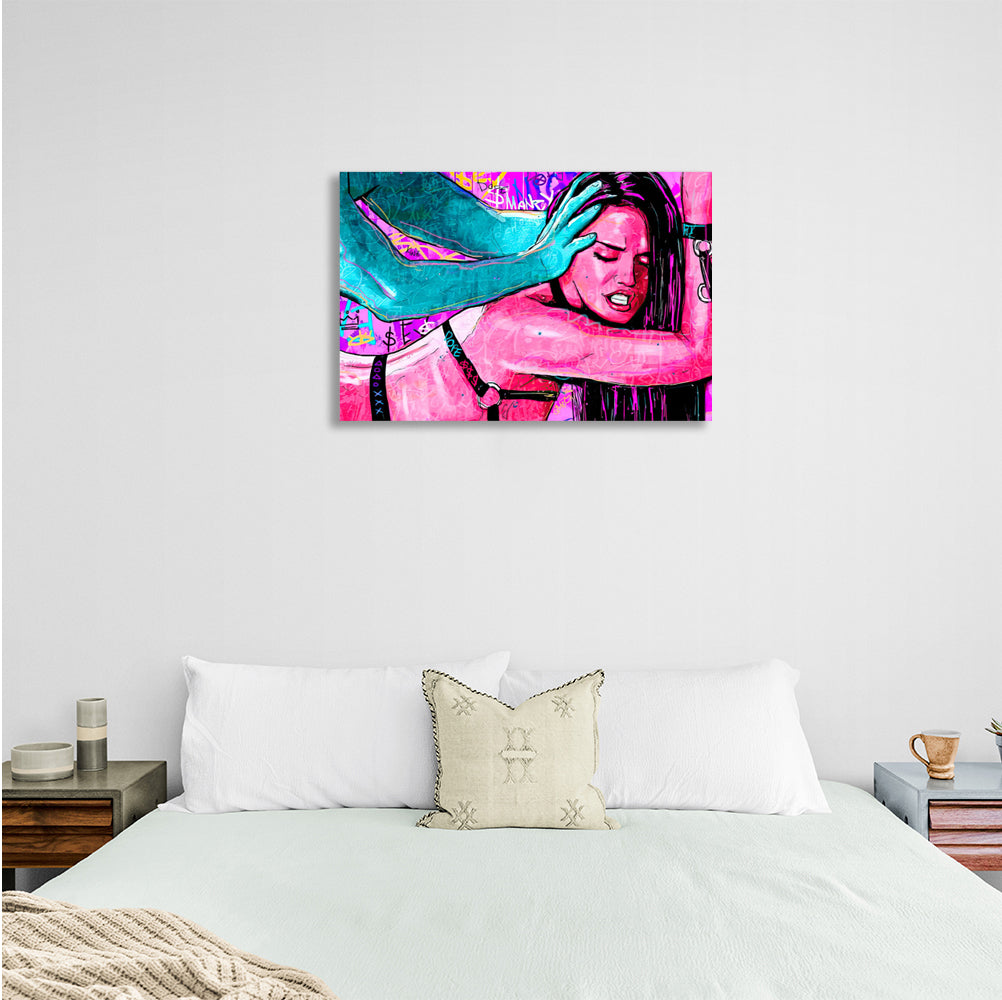 Man and woman Canvas Wall Art Print For Bedroom