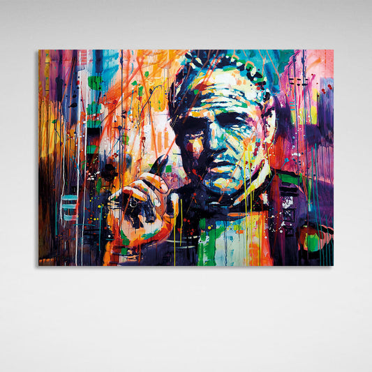 The Godfather of graffiti Canvas Wall Art Print