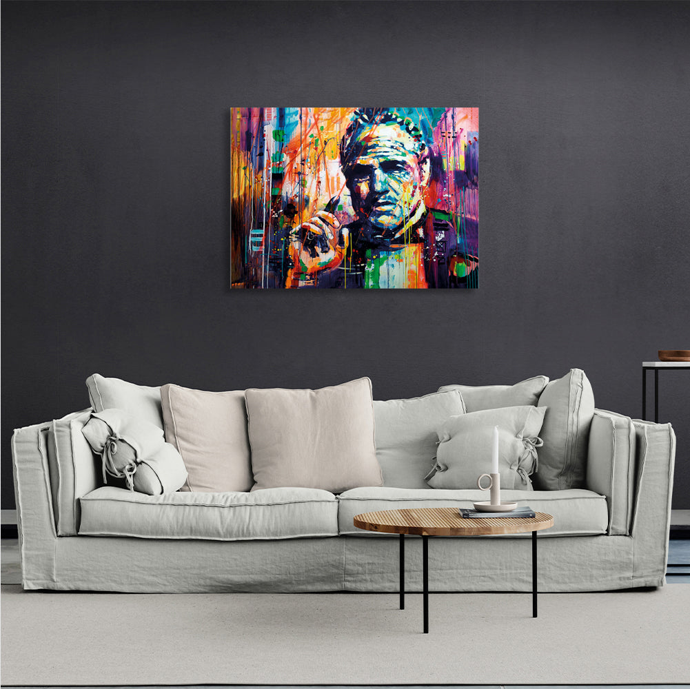 The Godfather of graffiti Canvas Wall Art Print