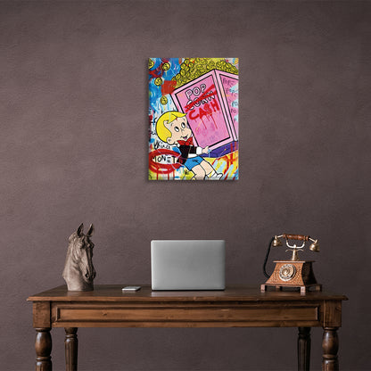 Monopoly Pop Cash Canvas Wall Art Print