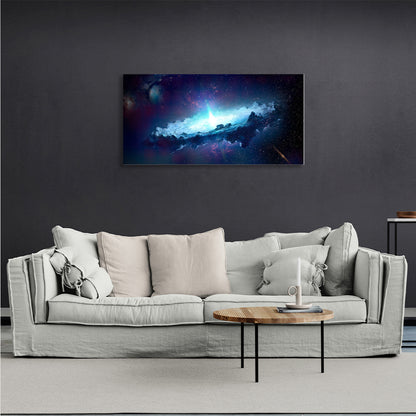 Space Black Hole Canvas Wall Art Print