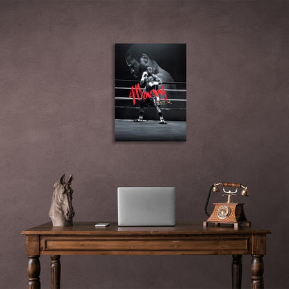 Boxer Floyd Mayweather Canvas Wall Art Print